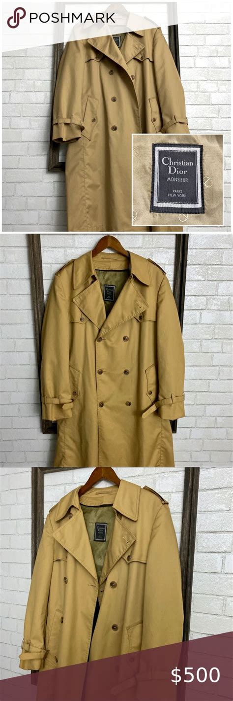 christian dior monsieur jacket vintage|christian dior monsieur trench coat.